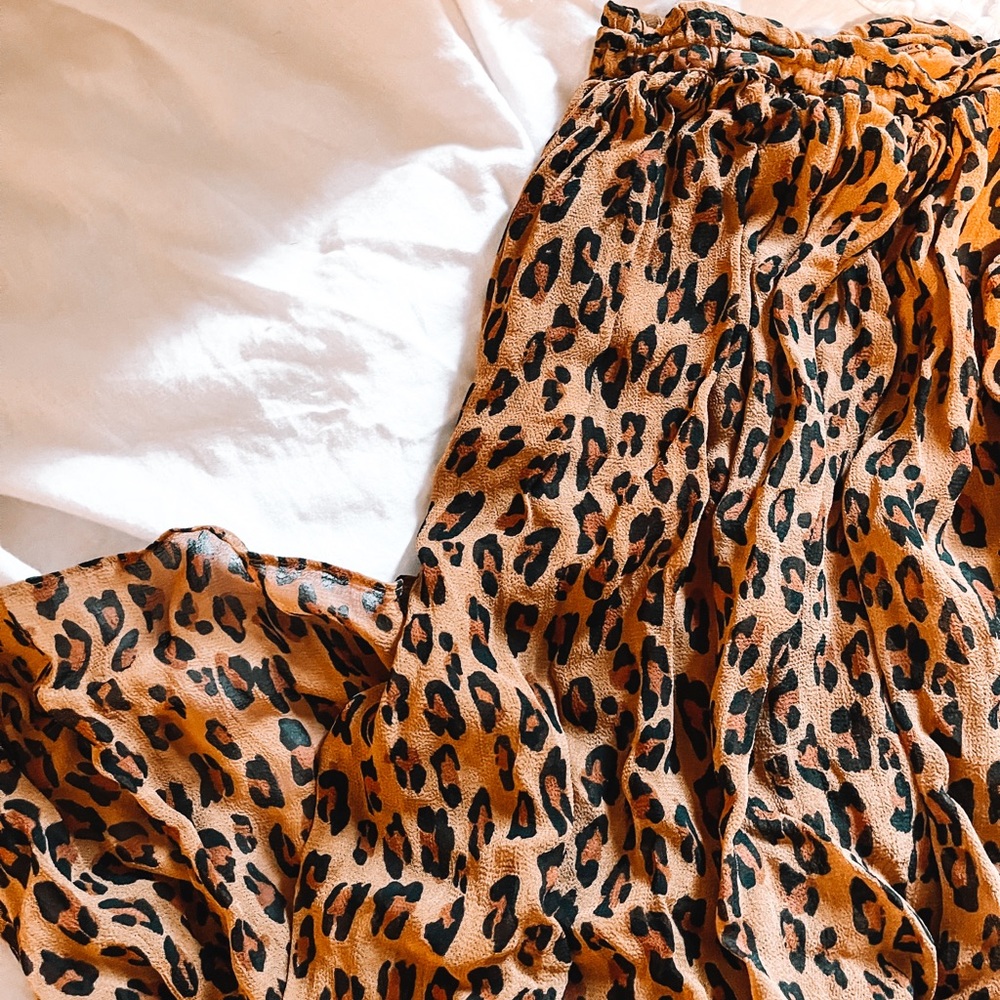 Free People Print Skirt